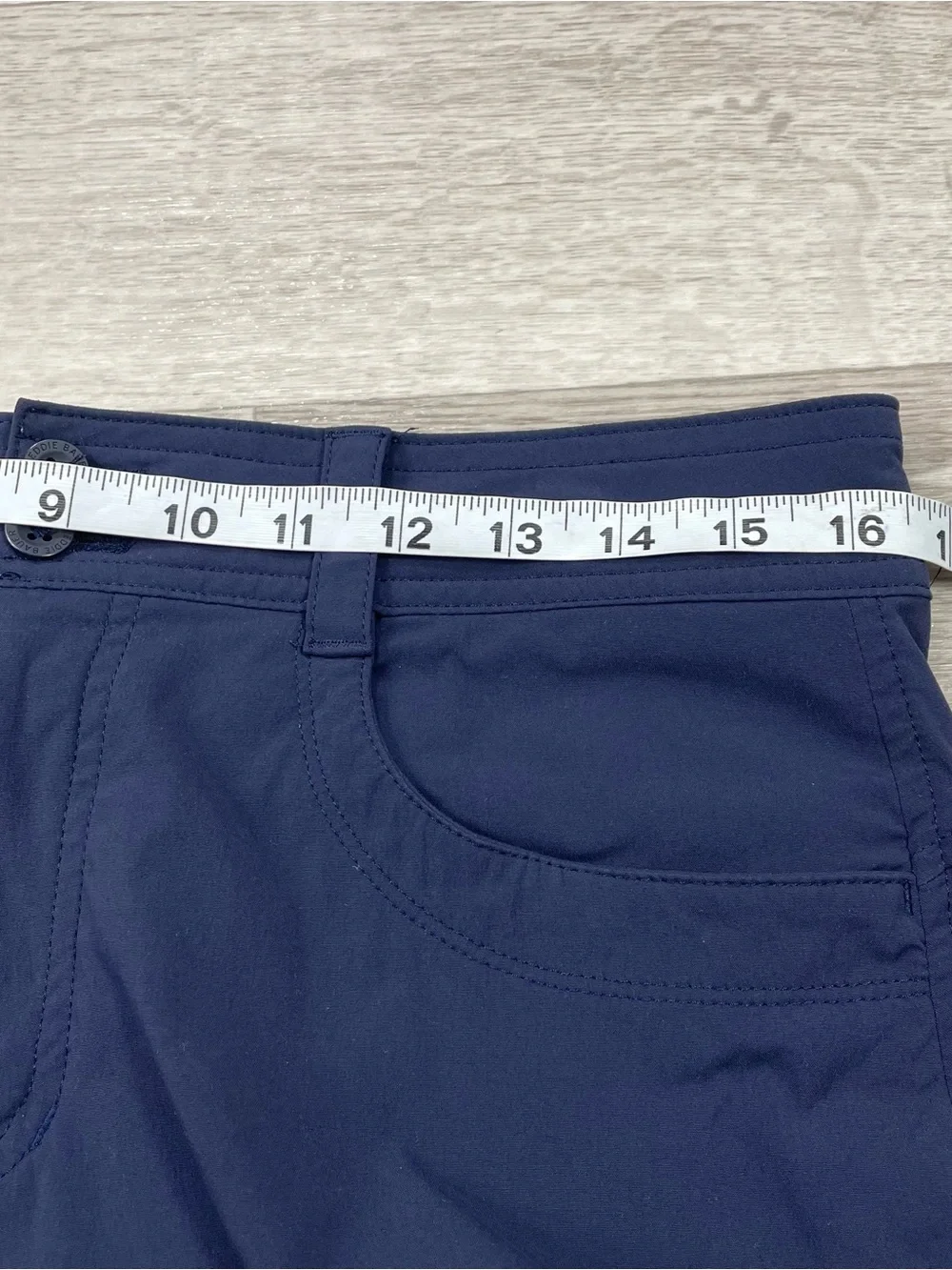 Eddie Bauer Navy Women's Bermuda Performance Active Hiking Outdoor Shorts